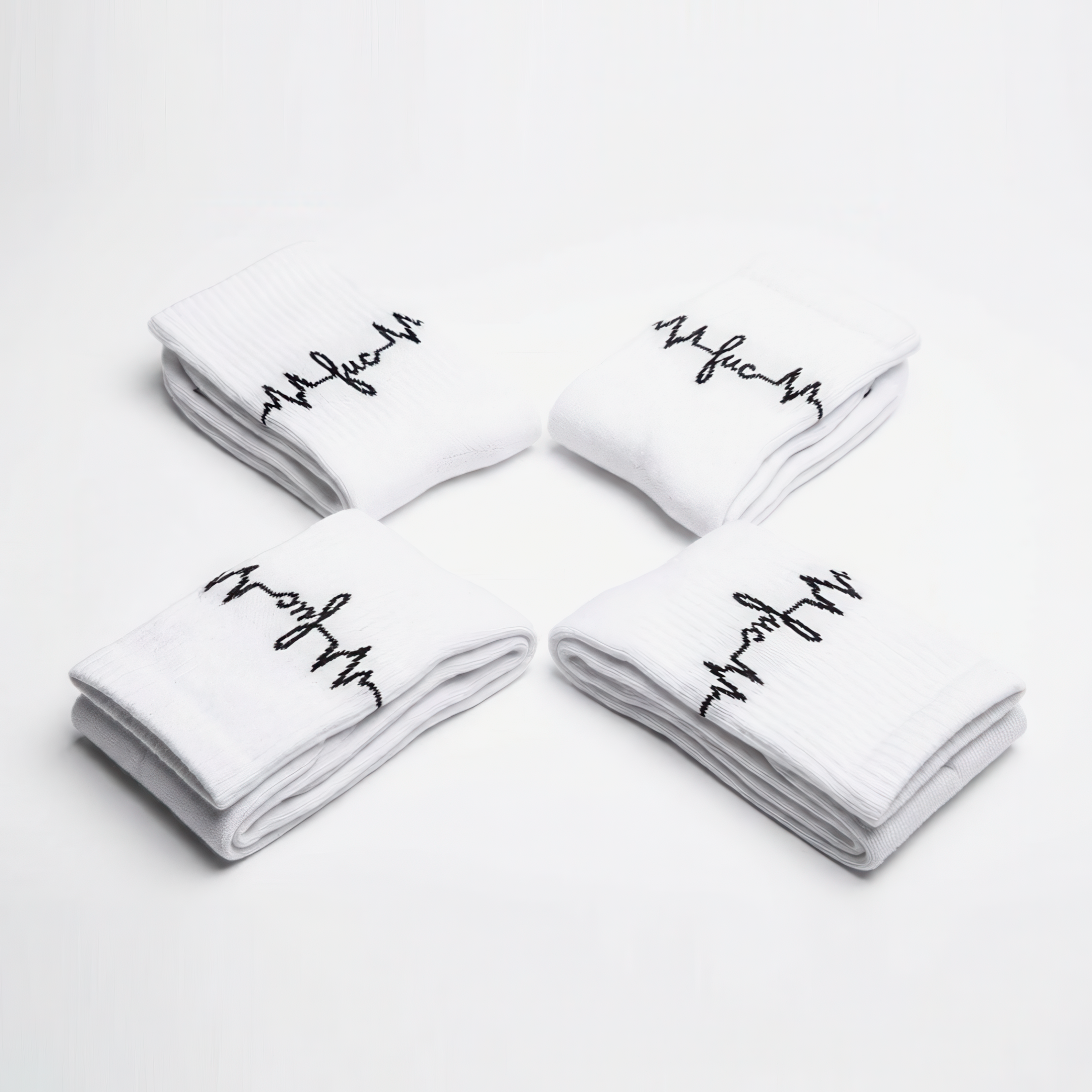 FUC socks heartbeat design